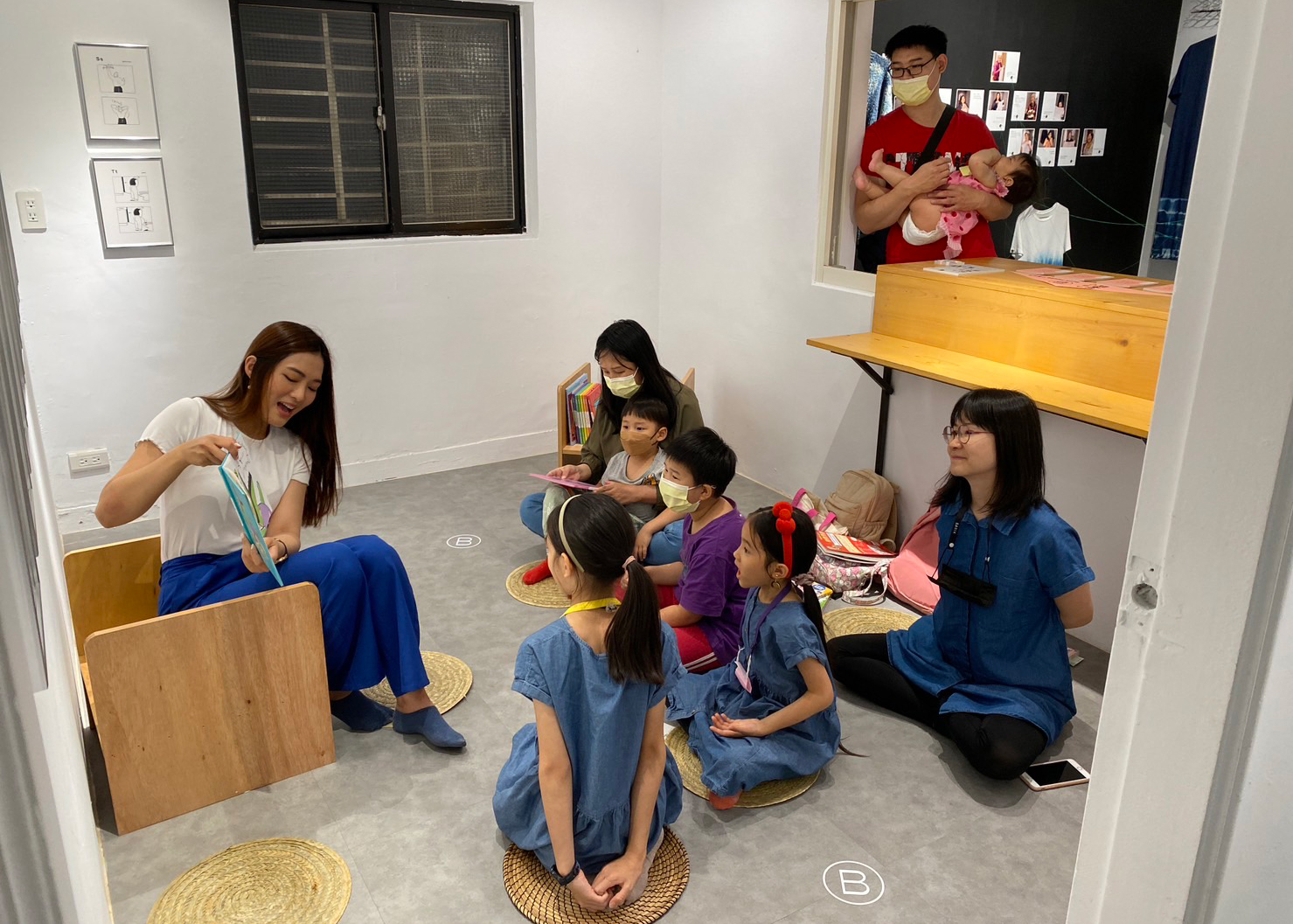 咕咕故事時間工作坊，由教學經驗豐富的許少菲(小菲)老師主持。